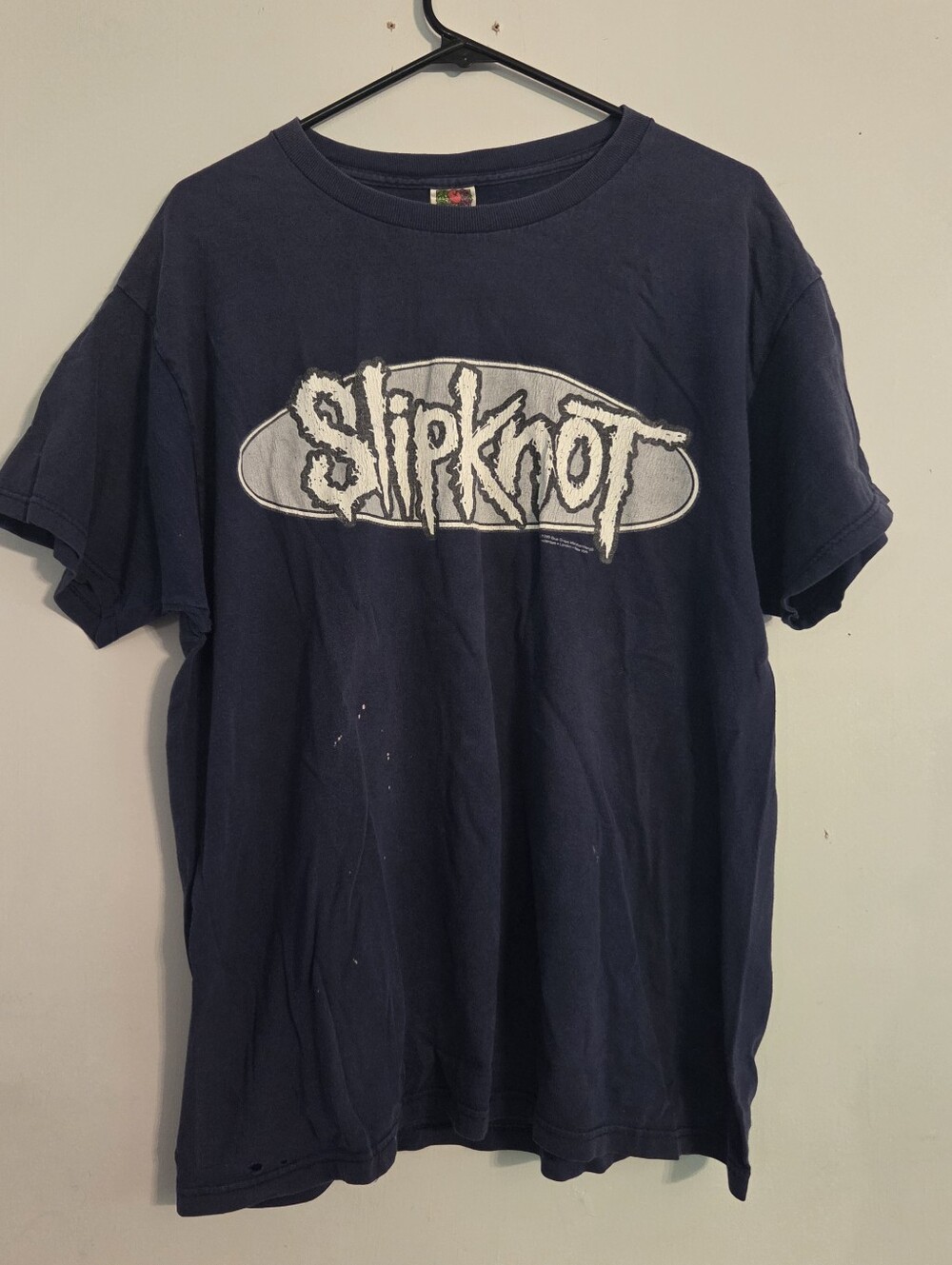Vintage 90s Blue Slipknot Don’t Ever‎ Judge Me Shirt Size XL Distressed FB